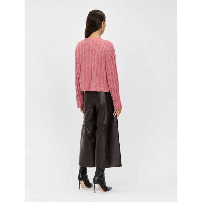 Veronika Maine V-Neck Cropped Sweater image number 1